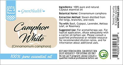 Camphor White Aceite Esencial Puro 118 ml miniatura 3