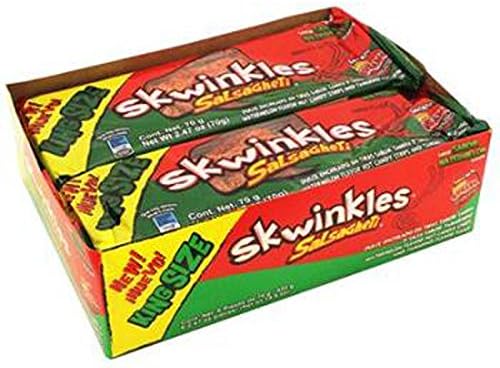 Lucas Skwinkles Salsagheti Watermelon - King Size, 6 Count (SUGAR CANDY - ETHNIC)