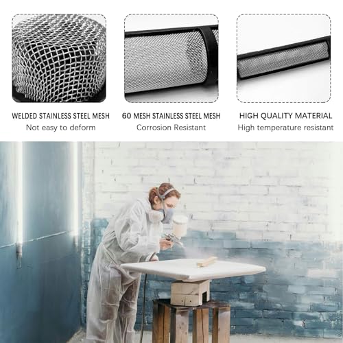 Image of Airless Spray Filter Screen Set, 246385 246384 287032 Replacement for Paint Sprayer Parts 390 395 490 495 595 3400,3 Kinds of Straw Filter Spray,Pump Inner Core Filter and Gun Filter