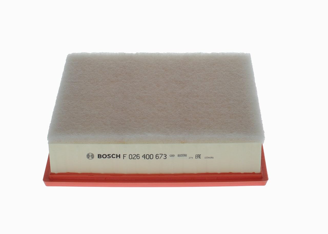 Bosch S0673 Car Air Filter - Separates Particles from the Air Intake - Moisture-resistant plus High Tensile Strength