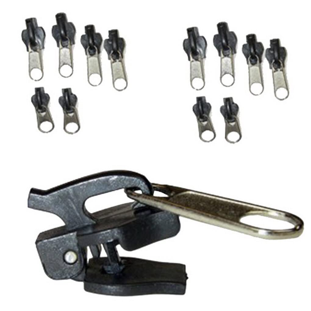6pcs Universal Instant Fix Zipper Repair Kit Replacement Zip Slider Teeth Zippers Durable and Nice