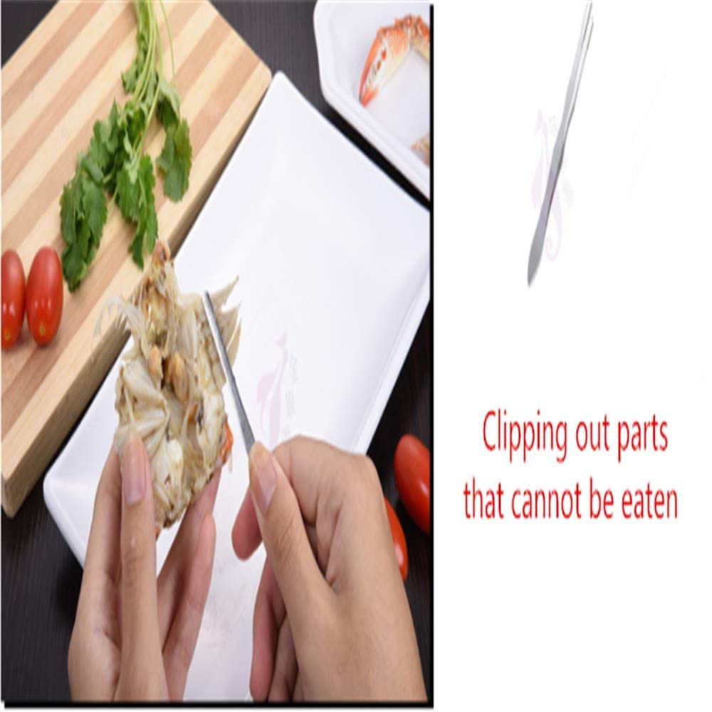 Terreno de mariscos de 8 Piezas para Cubiertos de 8 Piezas para Amantes de los mariscos, Incluido el Martillo de Cangrejo/Horquilla/Hacha/Cuchillo/Cuchara/escorpión/Tijeras/Muelle