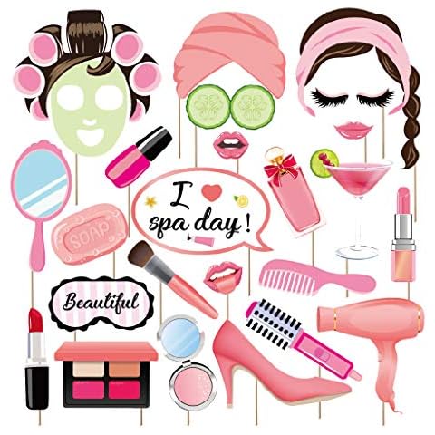 Kristin Paradise Spa Day Photo Booth Props Cover