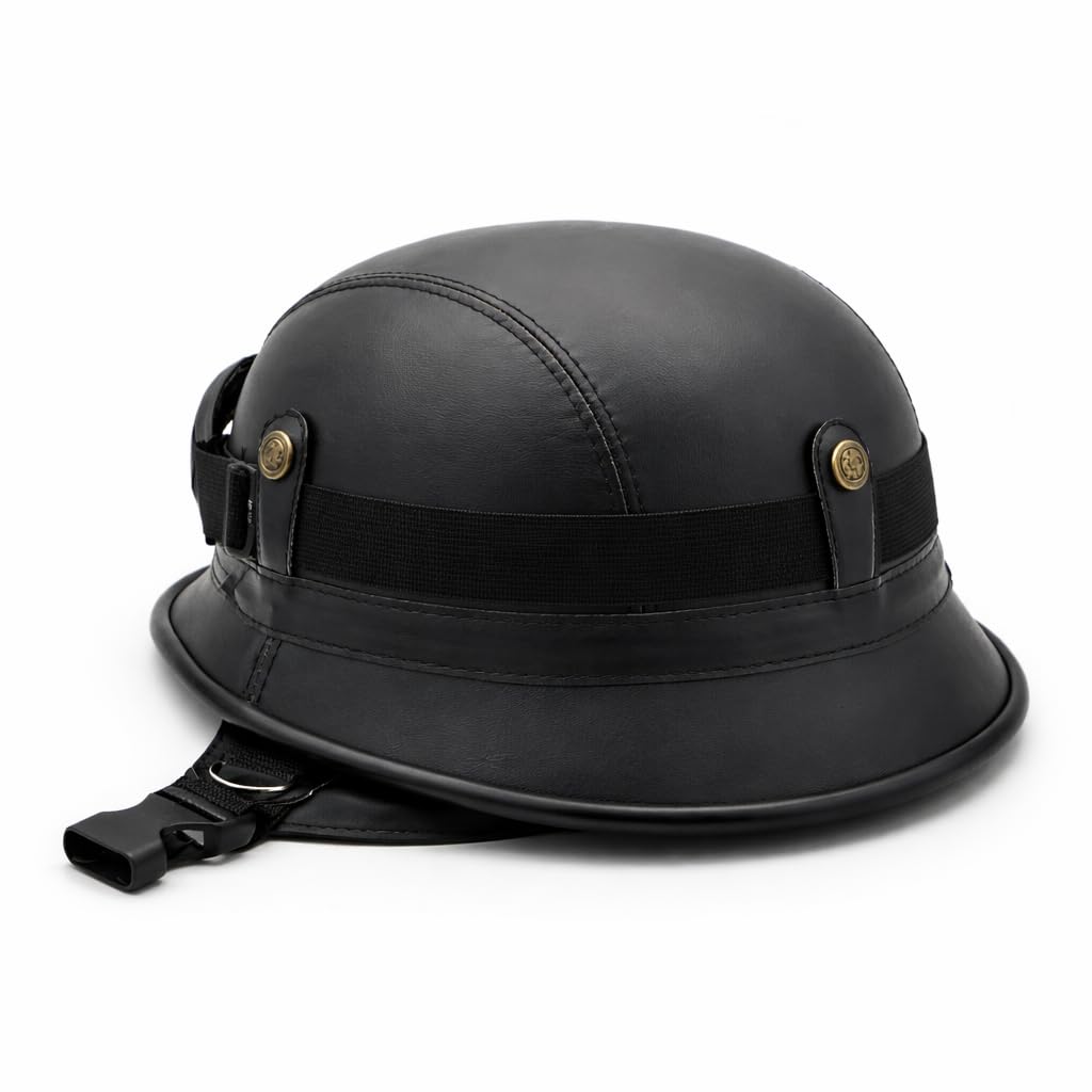 Mienloco Casco de moto Jet Harley Chopper Militar semicasco Biker Mofa Roller Wehrmacht