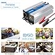 BYGD Spannungswandler 12V auf 230V 750W/1500W, Wechselrichter DC 12V auf AC 230V Inverter und 2 USB Anschlüsse.