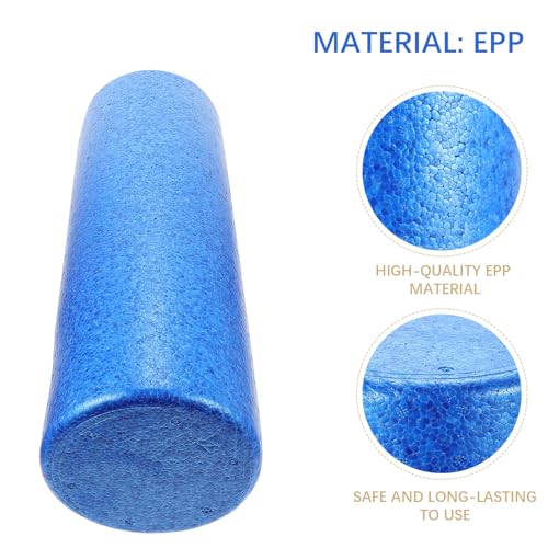 Rodillo de espuma para relajación muscular, para fitness y yoga, azul, masajeador corporal EPP, columna ligera para alivio muscular, estiramientos, rehabilitación y mejora de la circulación miniatura 6