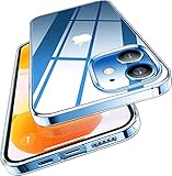 TORRAS Extrem Dünn für iPhone 12 Hülle/iPhone 12 Pro Hülle (NO.1 Vergilbungsschutz von SGS) Wie das Handy selbst Handyhülle iPhone 12 Case Weich (Militärschutz nach DE Standard) Crystal Clear