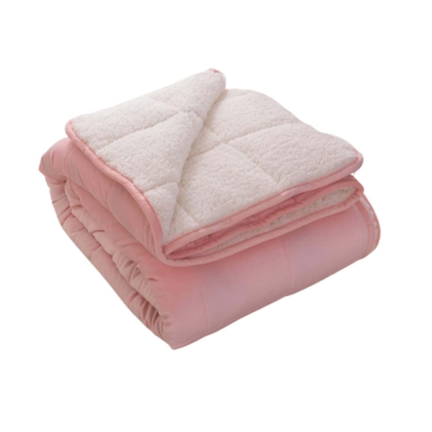 CHARKHAH Sherpa Fleece Weighted Blanket for Children Adult Ultra Soft Sleep  Aid Reduce Stress Insomnia Anxiety