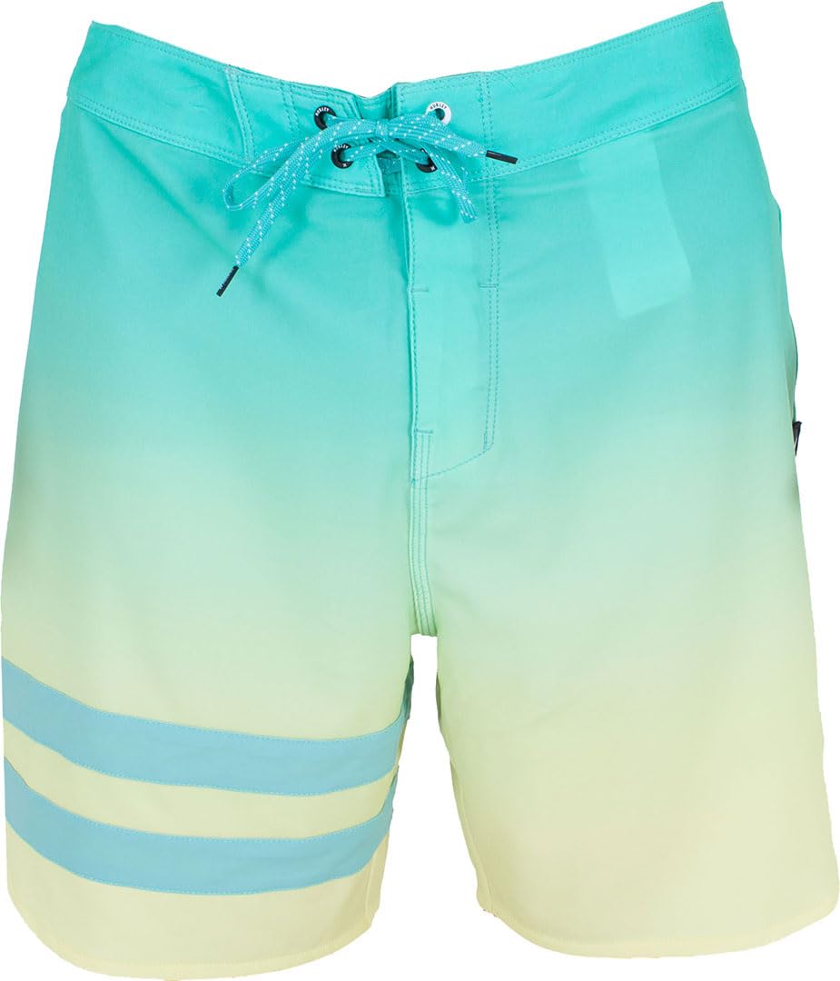 Hurley Mens Phantom-eco Block Party 18" Boardshorts Board Shorts, Fiji, 34 EU