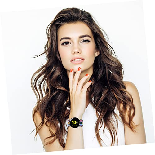 Obuyke 1Pc Cinta De Náilon Pulseiras De Substituição Pulseira De Relógio Estirável Pulseira De Relóg
