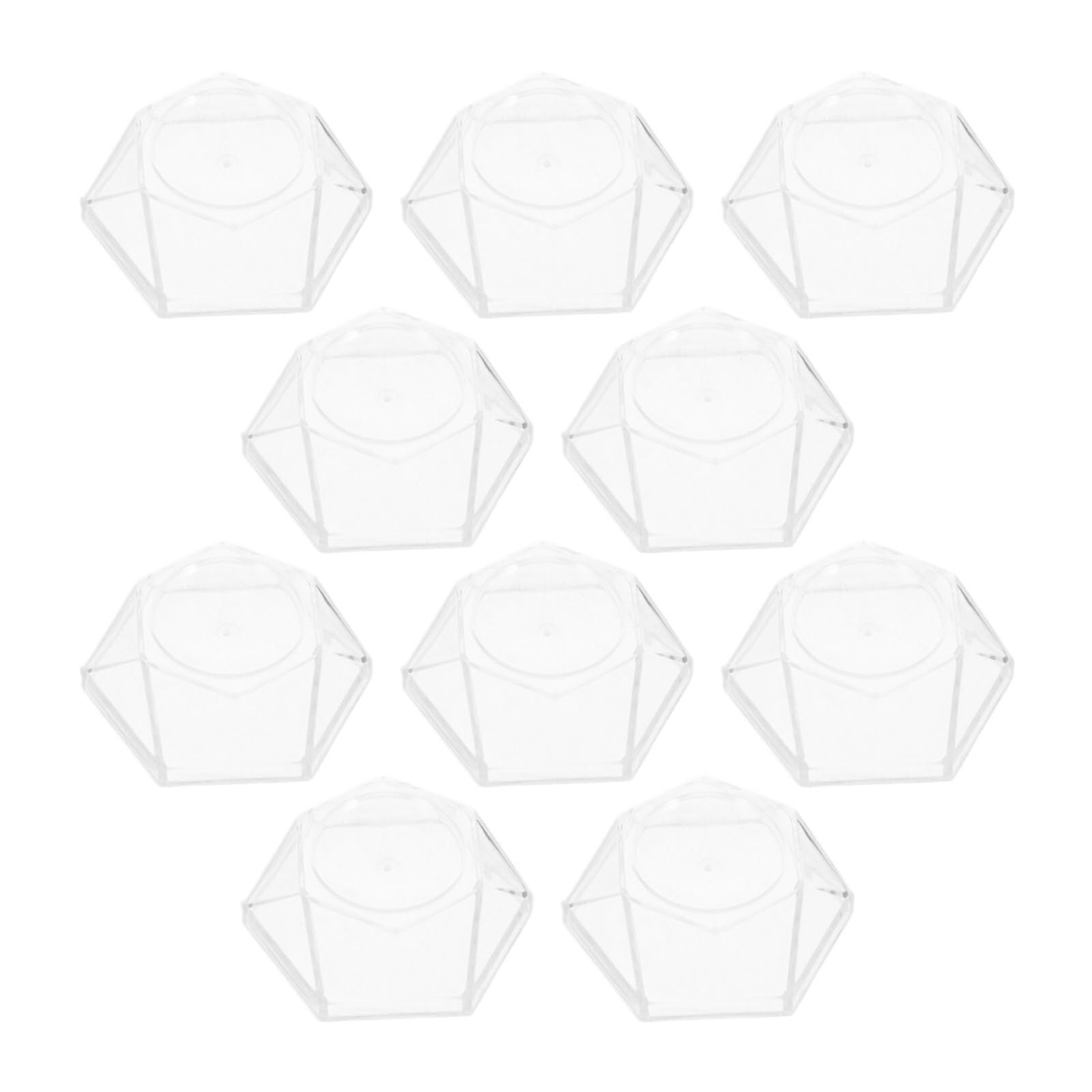 IRGVJIFR Rock Display Stand 10Pcs Crystal Ball Stand Transparent Display