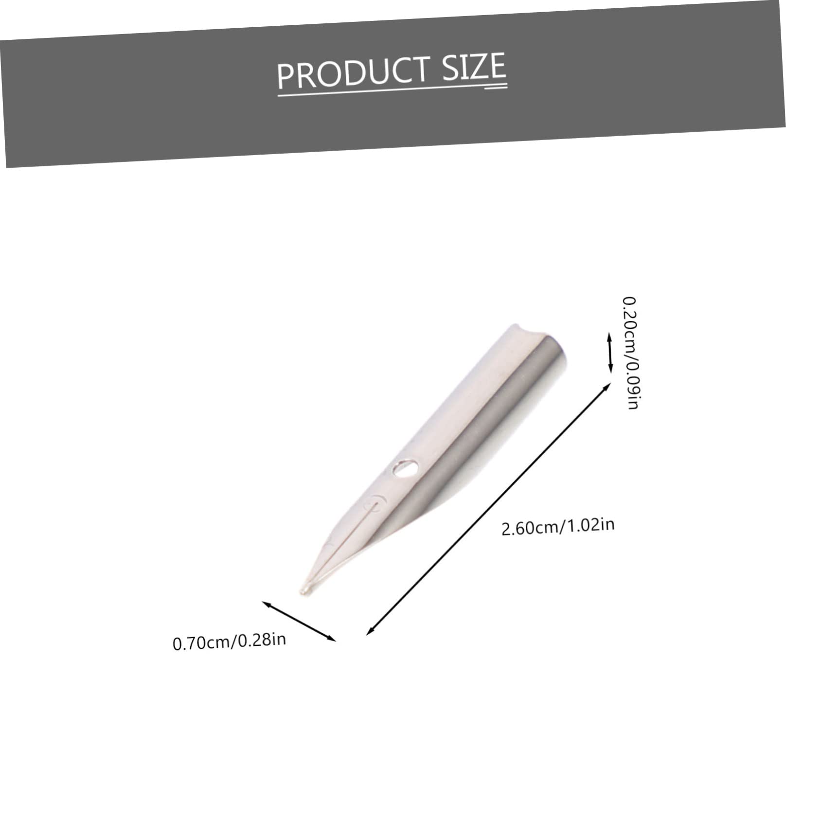 Angoily 20pcs Calligraphy Pen Nibs Replacement Nibs Set Fine Tip Smooth Writing for Fountain Pen