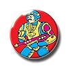 Strong-Man Button Pin Badge 4 Pack #3