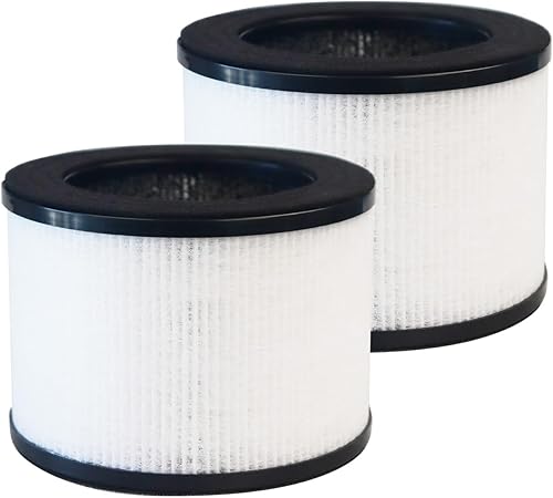 Paquete de 2 filtros de repuesto TZ-K1. Compatible con filtro ToLife TZ-K1 y con filtro FreAire y AROEVE MK01 MK06 MG01JH. Filtros de 360. Filtros