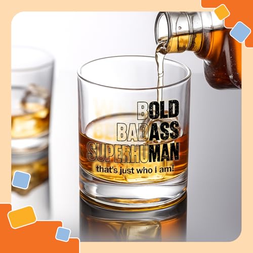 Image of NewEleven Gift for Dad, Husband, Grandpa - 50th, 60th, 70th Birthday Gifts For Men, Funny Dads Birthday Gifts Ideas, Gift for Father From Daughter, Son - Whiskey Glass