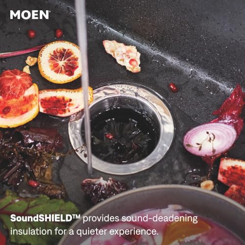 Image of Moen Black EX Series Host Series 3 /4 Horsepower Improved Installation Garbage Disposal, EX75C