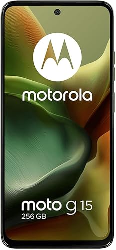 Miniatura 2 de Motorola Moto G15 4G LTE (XT2521-2) 4+256GB Dual Sim GSM desbloqueado Modelo internacional para T-Mobile, Metro PCS, menta y telo - (verde)