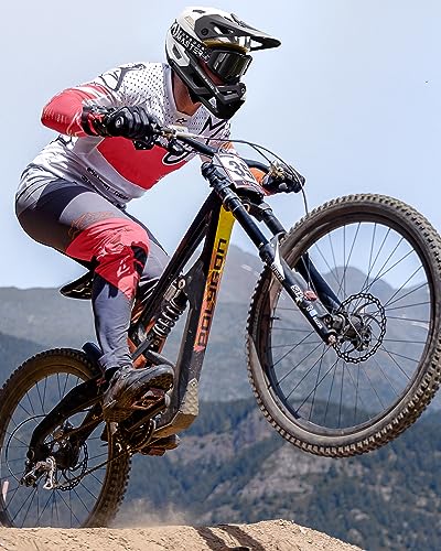 Outdoormaster 803922 Full Face Mountain Bike Helmet For Men & Women-Two Removable Chin Pad Mountain Bike Helmet Grizzly, Ventilation Lightweight Racing Downhill Dh Bmx Mtb Helmet thumb #6