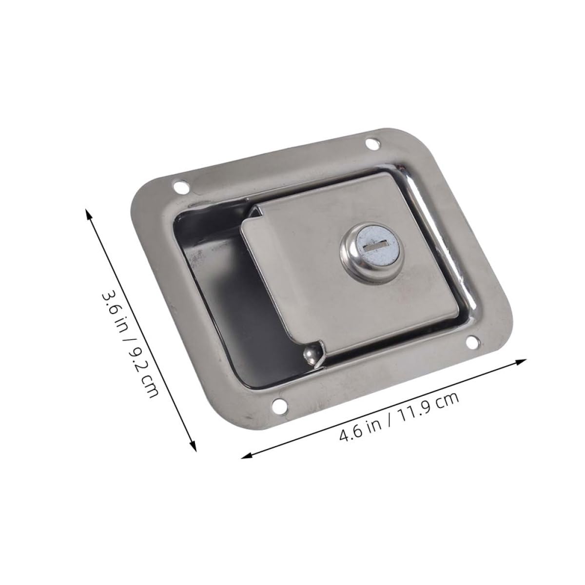 ORFOFE Cerradura para Puerta de Caja de Herramientas en Acero Inoxidable Instalación Fácil y Alta Seguridad para Remolques y Vehículos Recreativos