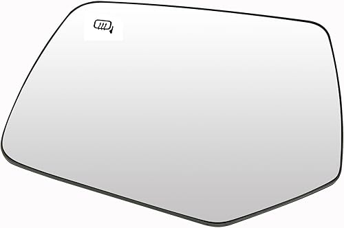 Espejo retrovisor lateral izquierdo del conductor con placa trasera calentada compatible con Ford Escape Limited Hybrid 2009-2012, compatible con