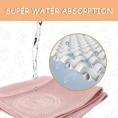 Toallas de cocina ASelected en pack de 4 unidades para limpieza y secado diario 5