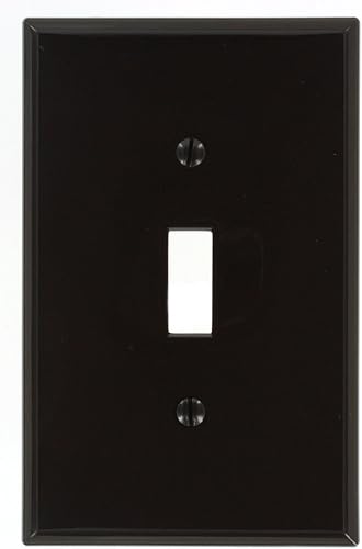 Leviton Interrupteur à bascule périphérique commutateur plaque murale 1 Count ma
