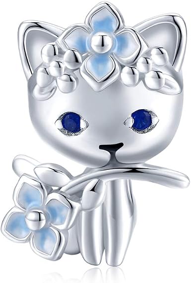Collana Donna Argento 925 Con Ciondolo Gatto E Simbolo Infinito - Zirconia 3A - 3