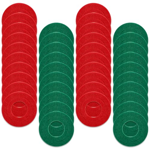 40 Pcs Car Battery Terminal Protector Anti Corrosion Washers, Fiber Felt Washer Battery Corrosion prevention shim Car Battery Cleaner Kit Green Red