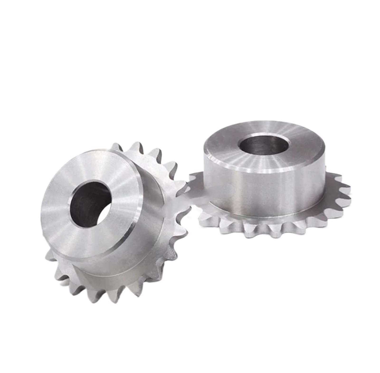 Bevel Gear Pinion Hardware Mechanical 1pcs 15-30 Tooth 04C Chain Gear 304 Stainless Steel Bore 6mm 8mm 25H Industrial Sprocket Wheel Motor Chain Drive Sprocket(18 Teeth (Bore 6mm))