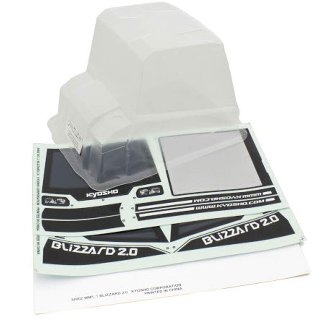 Amazon.com: Kyosho BLB011-1 Clear Top Body Set Blizzard 2.0