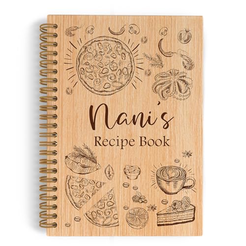 Carnet à spirales et cahier de recettes ligné pour écrire vos plats