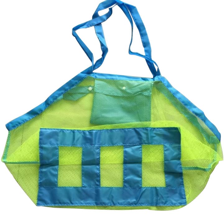 Portable Beach Mesh Tote Toys Storage Bag Sand Away Bag Beach Toy Tote Beach Toy Bag For Kids Mesh Beach Bag For Toys Beach Storage Pool Boat Summer Beach Shell Toys Stay Away From Sand Clothes Bags