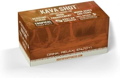 Kava Shot - Caja de 12 sabores tropicales de mango