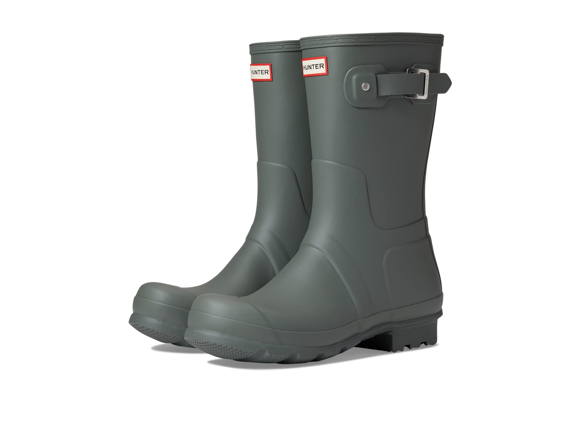 Hunter Original Short Rain Boot Black - Black - 8