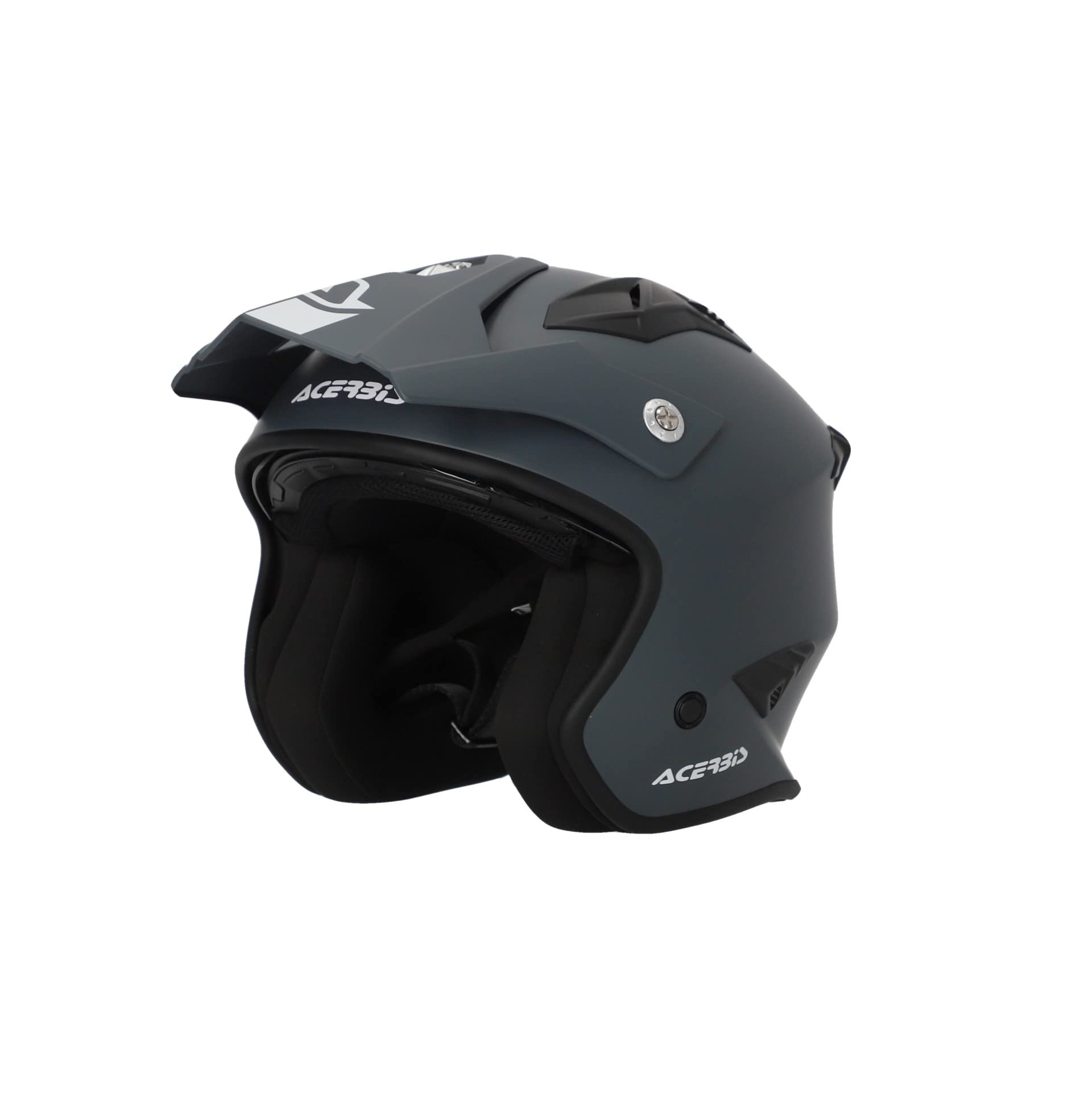 Acerbis Casco de Trial Jet Aria 22-​06, Color Gris, Talla XXL