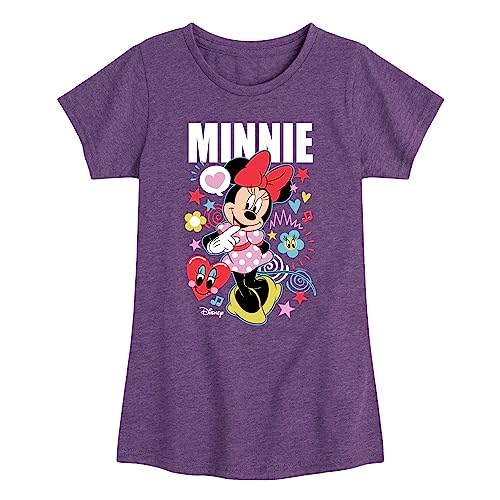 Image of Disney - Jr. - Minnie - Girls Fitted Short Sleeve Tee