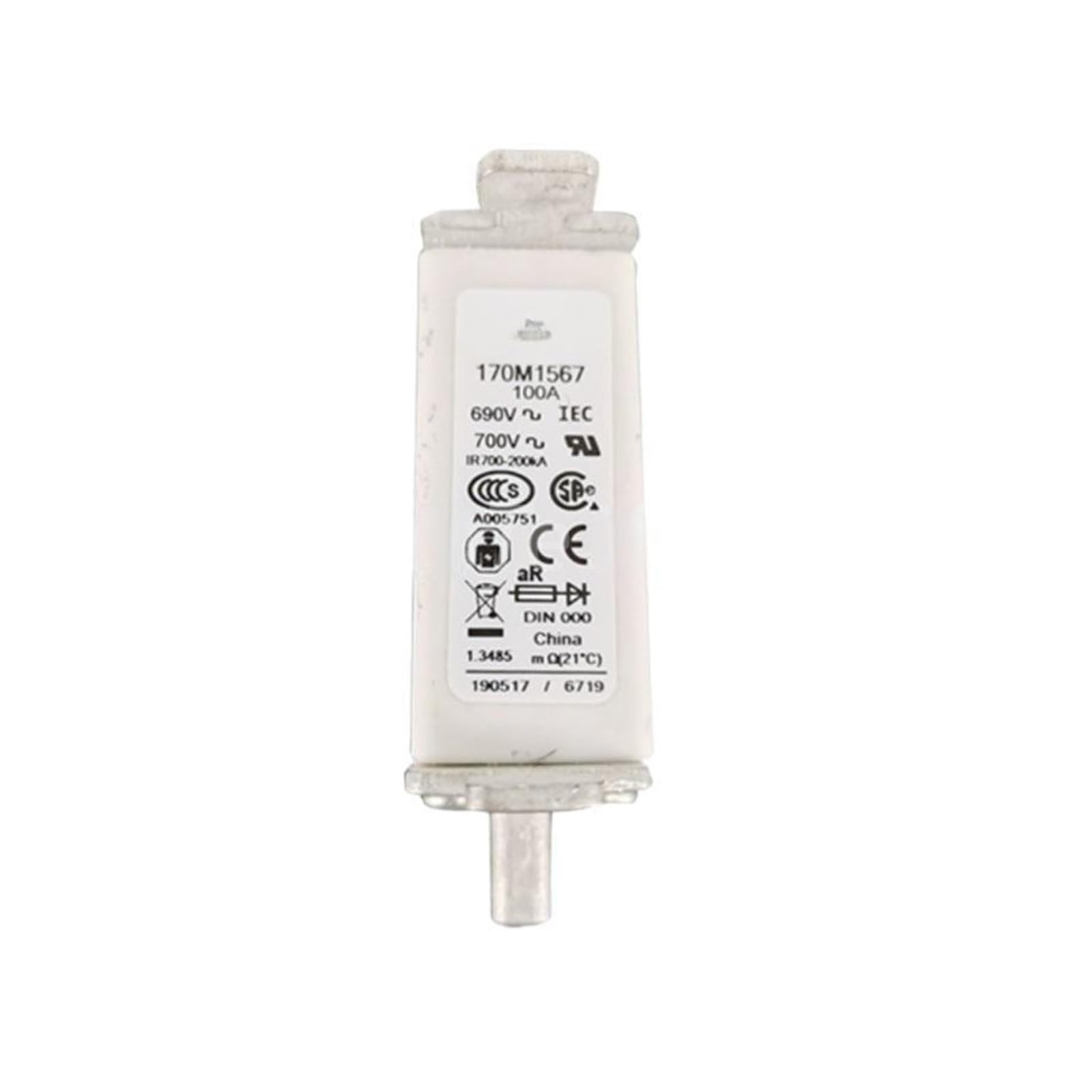 Cleufwko One Color 170M1567 Fuse 170M1567