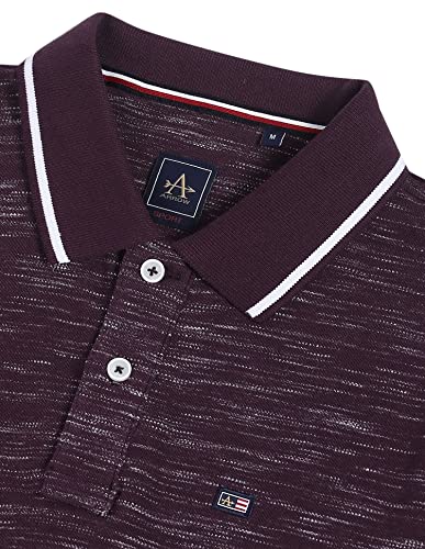 Image of Arrow Men's Cotton Solid Regular Fit Polo Shirt