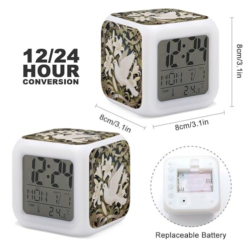 Fonctionnement simple pour ce réveil intelligent à température et date - 4