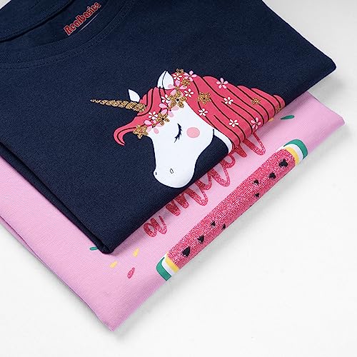 Image of Real Basics Girls Regular Fit Full Sleeves Tshirt (Pack of 2)