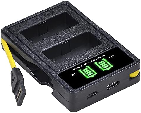 PowerTrust 2Pack NB-6L NB6L Battery with Charger for Canon PowerShot SX170 IS, SX240 HS, SX260 HS, SX270 HS, SX280 HS, SX500 IS, SX510 HS, SX600 HS, D10, D20, ELPH 500 HS, S90, S95, S120