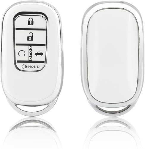 1797 Funda para llavero para Honda Civic 2022 2023 CR-V HR-V, accesorios para control remoto de automóvil, protector femenino lindo de 5 botones,