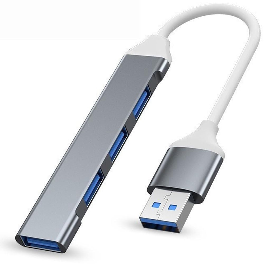 USB3.0ハブ 4ポート 5Gbps超高速データ転送用 バスパワー ウルトラスリム 拡張 軽量 携帯便利 直挿し 機能主義 コンパクト ノートPC 他対応 USBハブ テレワーク リモート 在宅勤務 (USB ハブ)