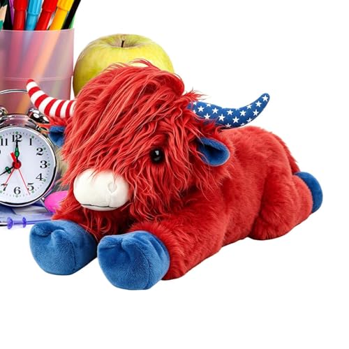 Peluche vache coussin doux de 25 cm mignon pour la décoration de chambre