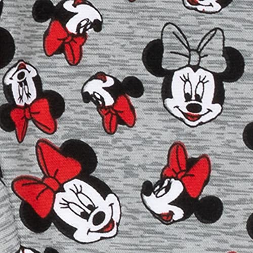 Image of Disney Minnie Mouse Fleece Pullover Crossover Hoodie and Leggings Outfit Set Infant to Big Kid Sizes (12 Months - 14-16)