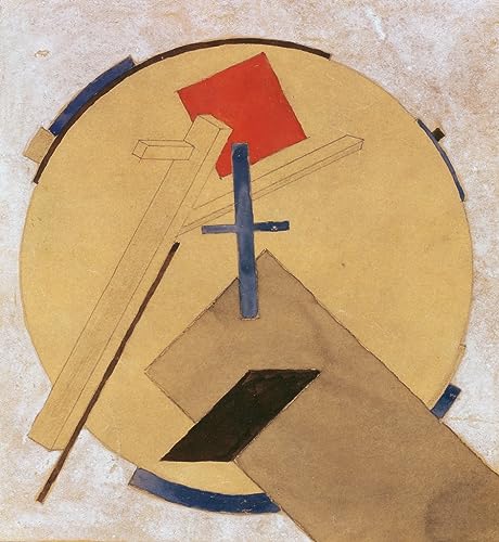Affiches et gravures Lissitzky Proun Study tableau moderne 60x90