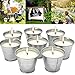 Anti Mücken Citronella Kerze Set 8, Anti Mücken Kerze Natürliches Sojawachs, funktionales Dekor und Sommergeschenk - Perfekt für Camping, Grillen, Picknicks, Garten, Schlafzimmer, Indoor Outdoor
