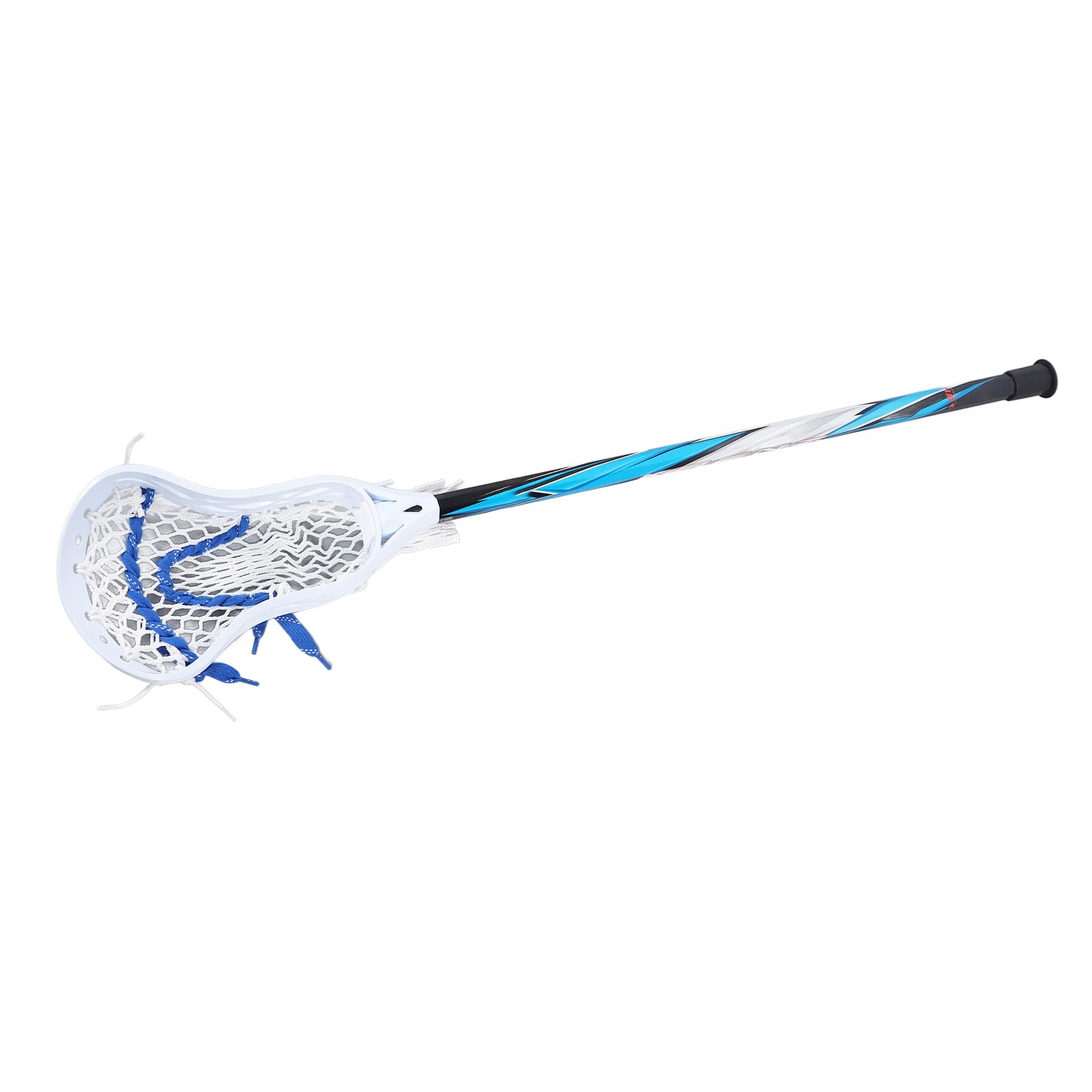 SIXRUN Lacrosse-Stick 24 Zoll für Anfänger – Leichter Stab aus Aluminiumlegierung mit tiefer Tasche, inkl. Lacrosse-Ball für Training und Spiel