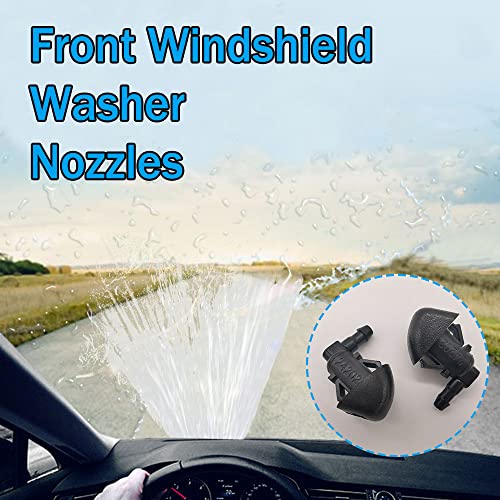 Deemars QP5092 Windshield Washer Nozzles Kit, Front Windshield Spray Nozzles Wiper Spray Washer Jet And Fluid Hose thumb #3