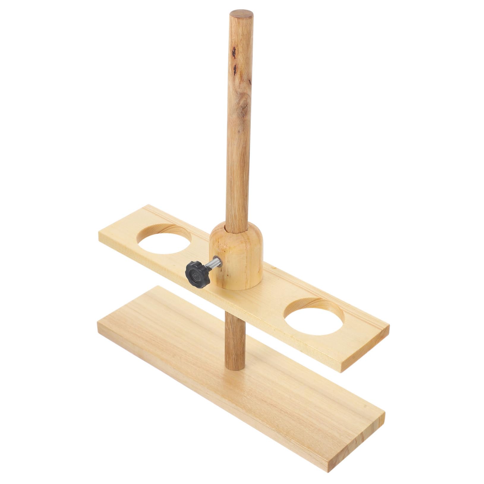 OUNONA 1pc Funnel Rack Experiment Equipment Lab Funnel Holder Tool Chemistry Laboratory Clamp Laboratory Experiment Stand Funnel Support Stand Portable Utensils Science Equipment Wooden